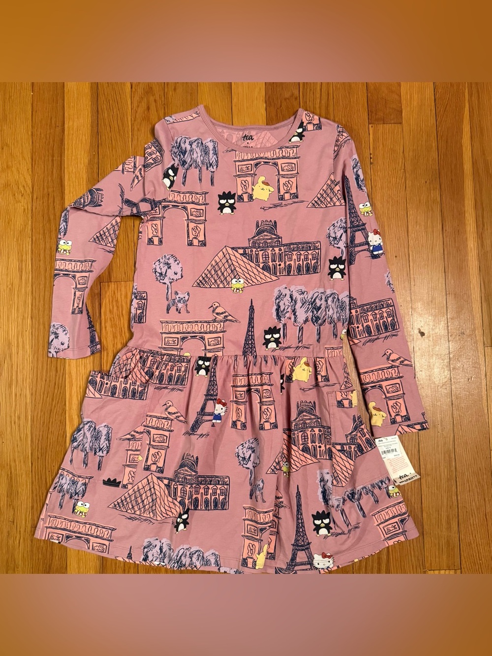 NWT Sanrio Hello Kitty in Paris girls dress size 12
